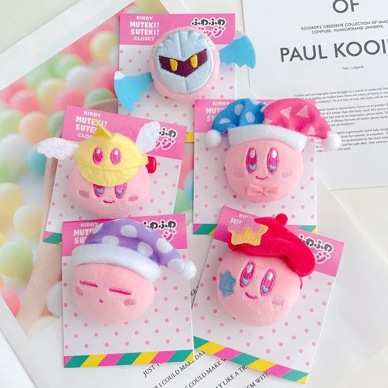 Kawaii cute cartoon cartoon star Kirby plush brooch men and women fashion bags clothes decoration accessories pins couple gifts
Kawaii cute cartoon cartoon star Kirby plush brooch men and women fashion bags clothes decoration accessories pins couple gifts
