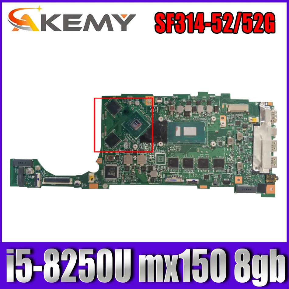 For acer swift SF314-52 SF314-52G laptop computer su4ea motherboard main board cpu i5-8250U mx150 8gb ram gpu tested 100% ok
For acer swift SF314-52 SF314-52G laptop computer su4ea motherboard main board cpu i5-8250U mx150 8gb ram gpu tested 100% ok