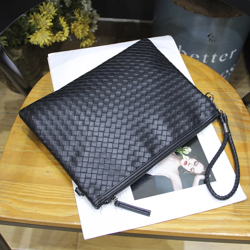 LEBSGE Fashion Men's Envelope Bags Woven Men's Hand Bags Large Capacity Hand Bags Business OL Style Fashion Hand Bags Clutch Bag
LEBSGE Fashion Men's Envelope Bags Woven Men's Hand Bags Large Capacity Hand Bags Business OL Style Fashion Hand Bags Clutch Bag