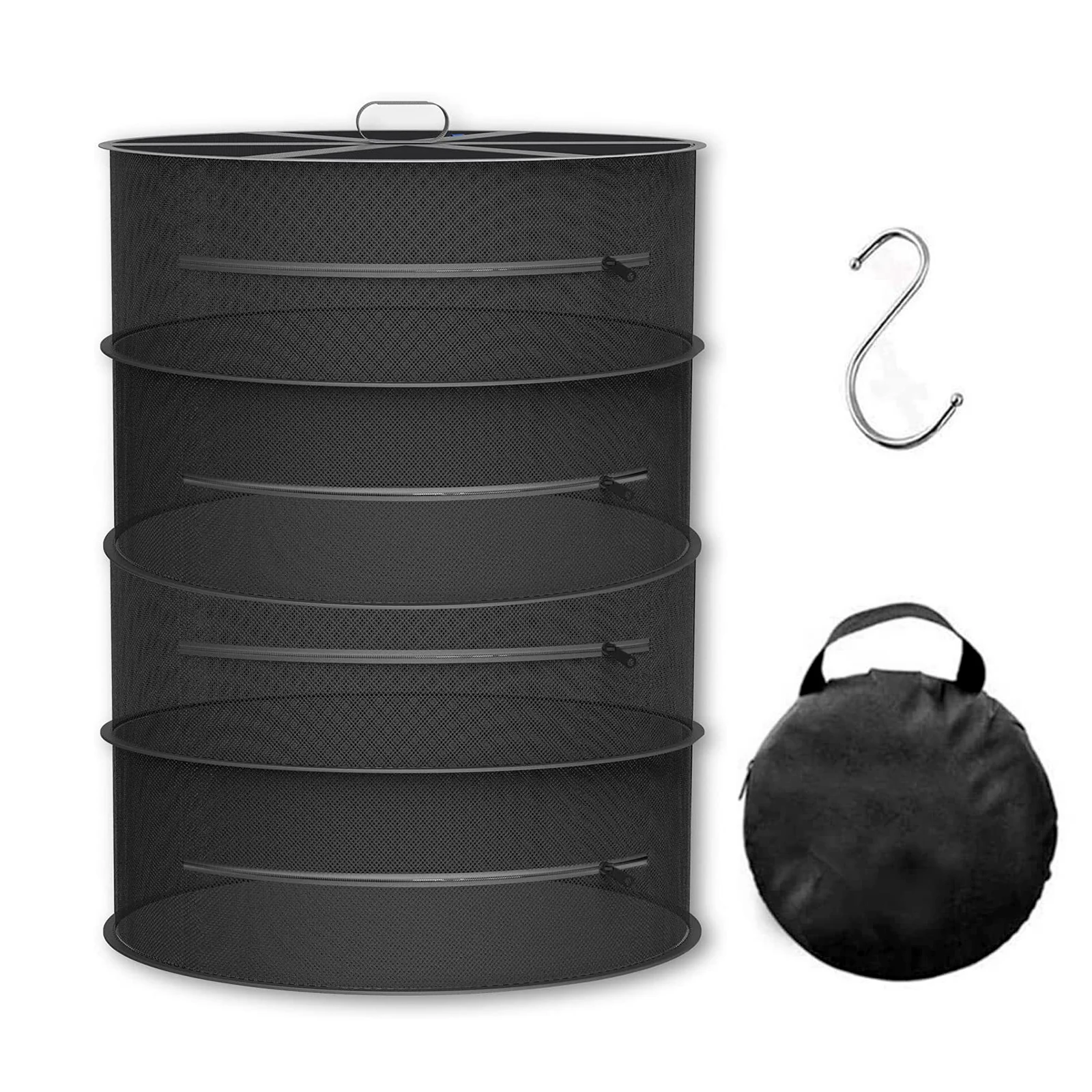 1pc 4-Layer Outdoor Drying Hanging Rack Plant Mesh Tent Dryer Folding Fishing Net Collapsible Design Camping Tent Outdoor Tools
1pc 4-Layer Outdoor Drying Hanging Rack Plant Mesh Tent Dryer Folding Fishing Net Collapsible Design Camping Tent Outdoor Tools