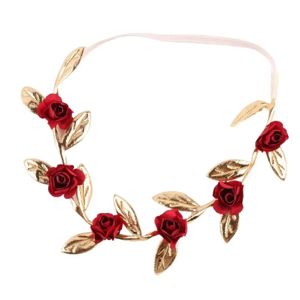 Baby Girl Rose Flower Headband Baby Toddler Rose Flower Hair Band 6 Paper Rose Gold Leaf Elastic Wreath Baby Hair Accessory
Baby Girl Rose Flower Headband Baby Toddler Rose Flower Hair Band 6 Paper Rose Gold Leaf Elastic Wreath Baby Hair Accessory