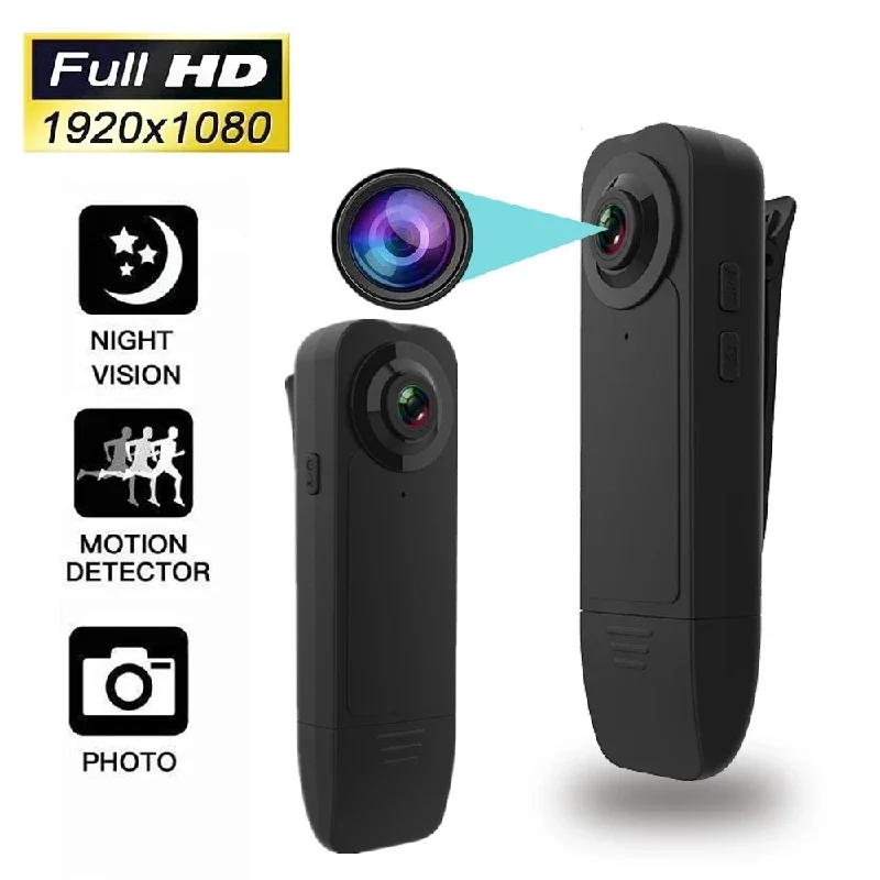 

HD 1080P Camera, Mini Pocket DV/DVR Micro Night Vision Motion Detection Security Video Monitor Camcorder Suport Hidden TF Card