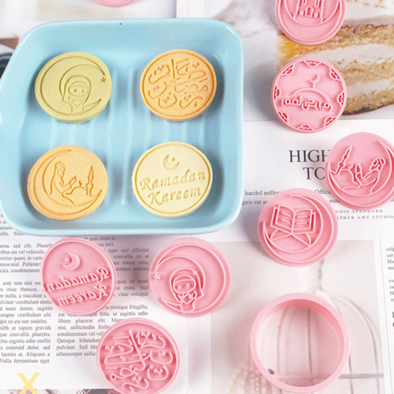 6/8/10pcs Eid Mubarak Biscuit Mold Ramadan Kareem Decoration Cookie Cutter Set Muslim Islamic Festival Supplies Baking Tools
6/8/10pcs Eid Mubarak Biscuit Mold Ramadan Kareem Decoration Cookie Cutter Set Muslim Islamic Festival Supplies Baking Tools