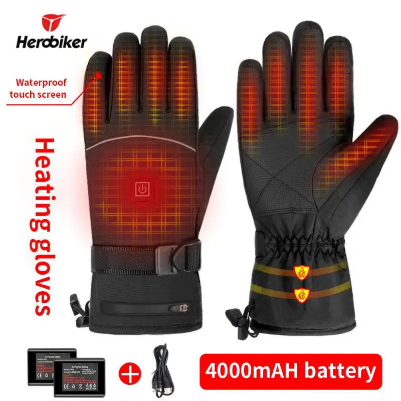 Winter Gloves Cotton Heated Hand Warmer Electric Heating Gloves Touch Screen Thickened Velvet Bike Skiing Heating Gloves
Winter Gloves Cotton Heated Hand Warmer Electric Heating Gloves Touch Screen Thickened Velvet Bike Skiing Heating Gloves