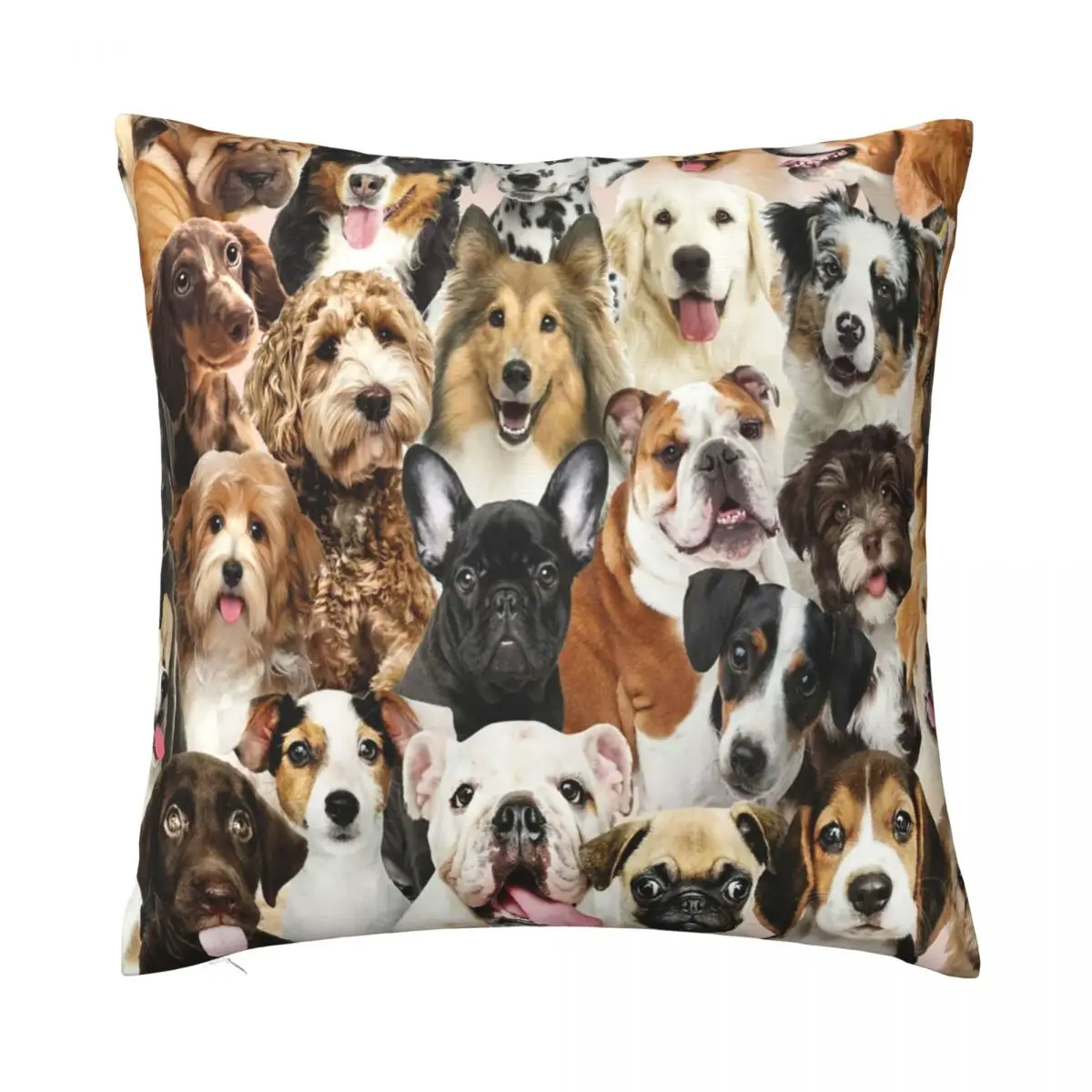 Cute Dog Pillowcase Soft Polyester Cushion Cover Decorations Animal Pillow Case Cover Home Zippered 40X40cm
Cute Dog Pillowcase Soft Polyester Cushion Cover Decorations Animal Pillow Case Cover Home Zippered 40X40cm