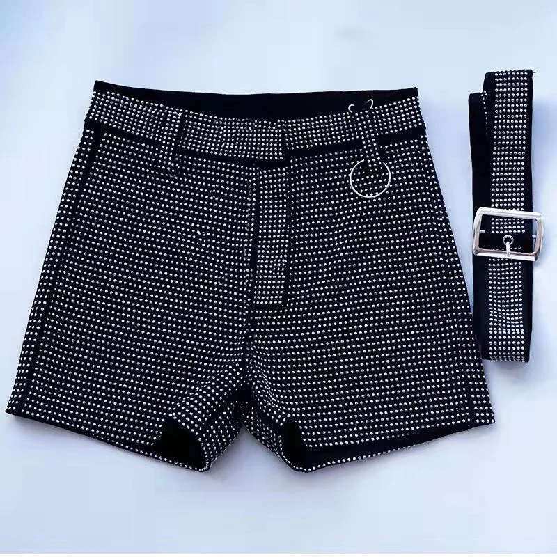 2023 Spring Fashion Hot Drilling Diamond Wide-Leg Trousers Women Loose Shorts Black
2023 Spring Fashion Hot Drilling Diamond Wide-Leg Trousers Women Loose Shorts Black