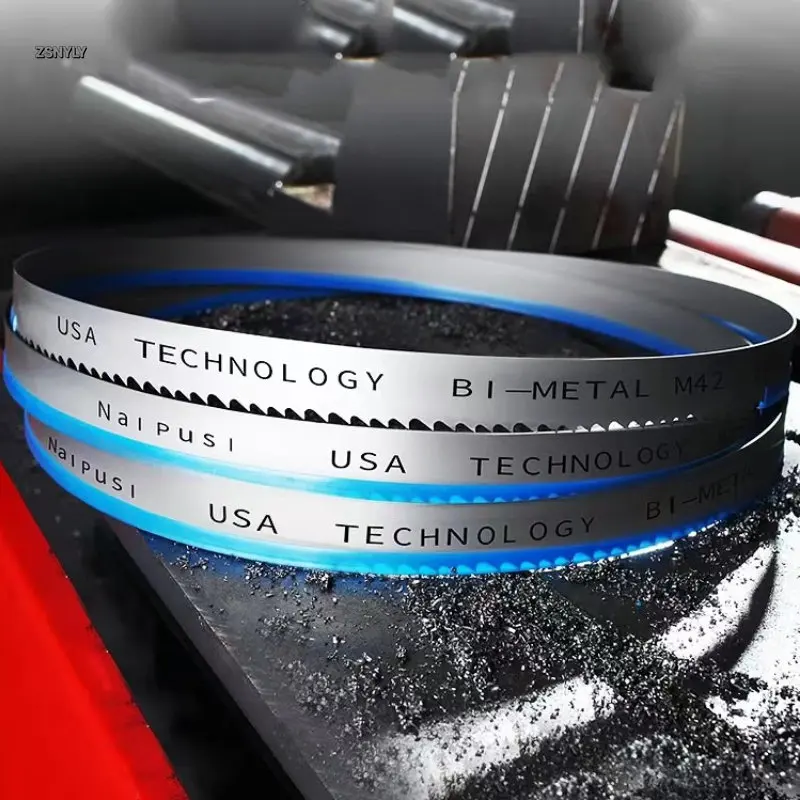 M42 Bi-Metal 1/2" Band Saw Blades. 1140 1400 1425 1790 2240 x 13mm With 6, 14Tpi Bandsaw Blade Cutting Hardwood, Aluminum,Metal.
M42 Bi-Metal 1/2" Band Saw Blades. 1140 1400 1425 1790 2240 x 13mm With 6, 14Tpi Bandsaw Blade Cutting Hardwood, Aluminum,Metal.