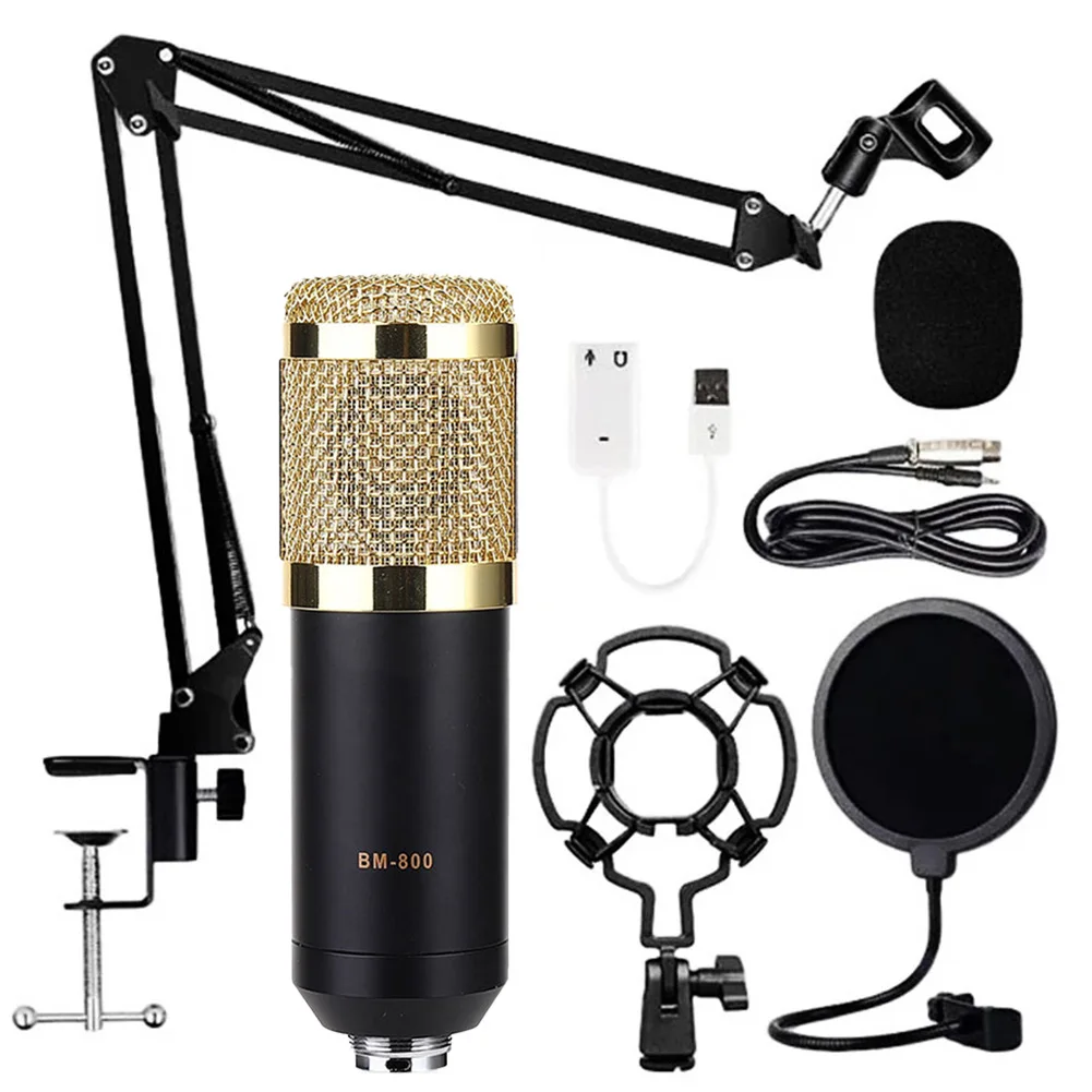 USB Condenser Microphone Set Cardioid Studio Recording For KTV Radio Braodcasting Live Recording For Mobile Phone /Computer
USB Condenser Microphone Set Cardioid Studio Recording For KTV Radio Braodcasting Live Recording For Mobile Phone /Computer