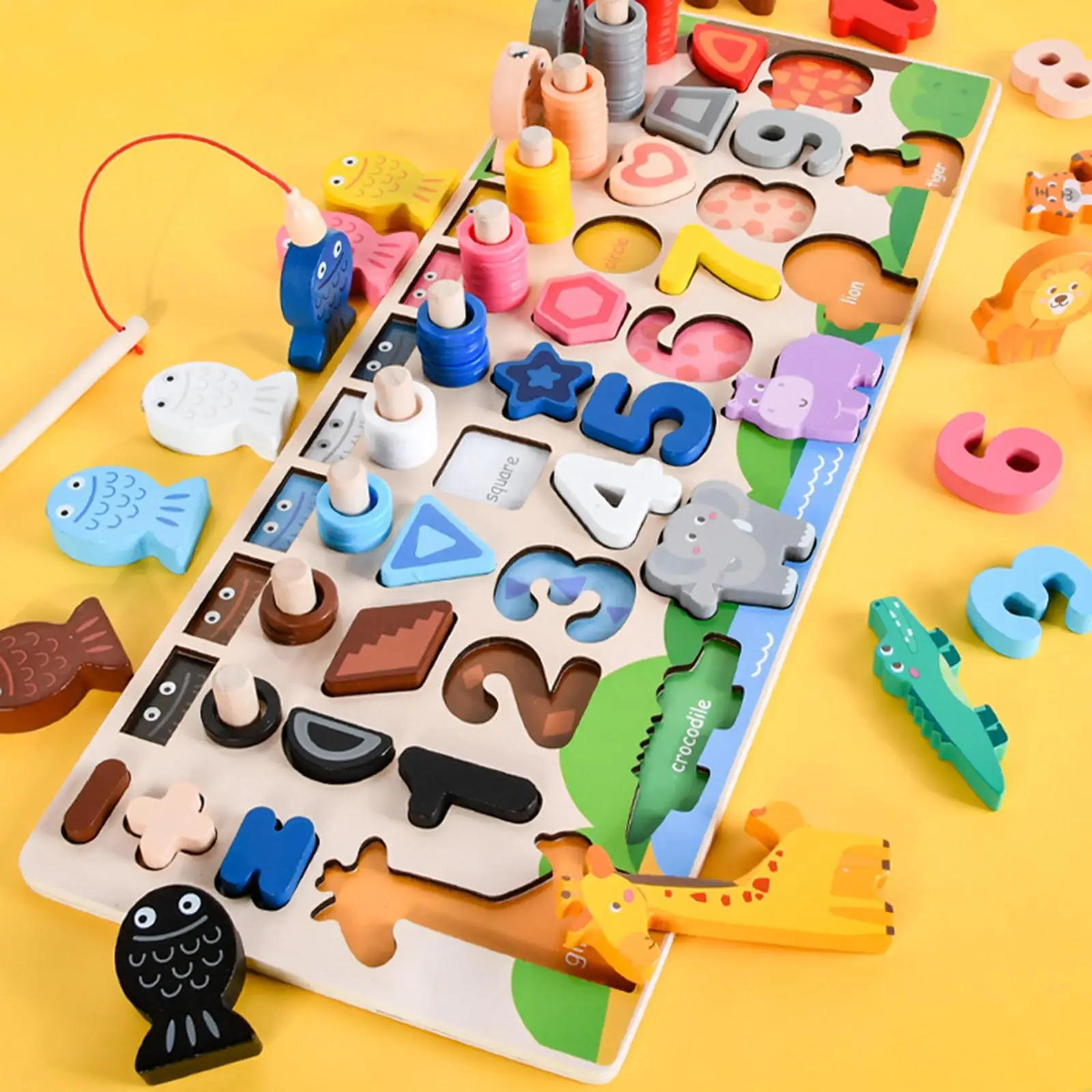 Busy Board Jigsaw Stacking Toy Math Toys Wooden Toys for Preschool Kids Toddlers Baby
Busy Board Jigsaw Stacking Toy Math Toys Wooden Toys for Preschool Kids Toddlers Baby