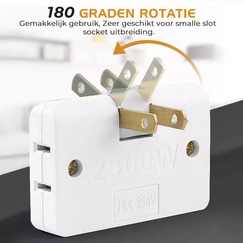 One In Three 180 Degree Rotatable Socket Converter Extension Multi-Plug Distributor Portable Wireless Charging Socket Adapter
One In Three 180 Degree Rotatable Socket Converter Extension Multi-Plug Distributor Portable Wireless Charging Socket Adapter