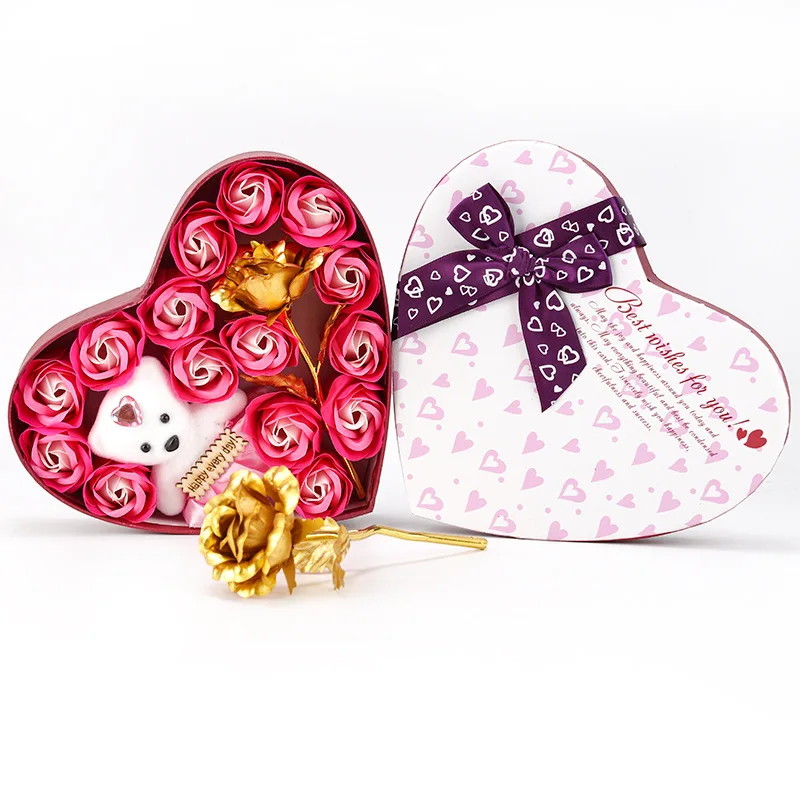 16 Head Artificial Flowers Heart Shape Box with Teddy and Rose (Red) - Birthday Anniversary for Girlfriend Wedding Home Decor
16 Head Artificial Flowers Heart Shape Box with Teddy and Rose (Red) - Birthday Anniversary for Girlfriend Wedding Home Decor