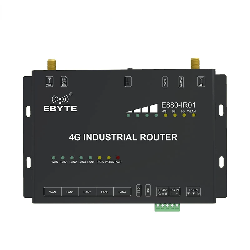 Cleqee-1 E880-IR01 RS485 WAN LAN WLAN Ethernet Wireless Modem Ethernet imsi Catcher Gateway 4G Wireless Modules WiFi Router
Cleqee-1 E880-IR01 RS485 WAN LAN WLAN Ethernet Wireless Modem Ethernet imsi Catcher Gateway 4G Wireless Modules WiFi Router