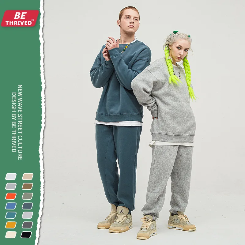 BETHRIVED 2022 autumn solid color fleece sweatshirt men suit pants high street hip hop oversized sweatshirt men outfit set
BETHRIVED 2022 autumn solid color fleece sweatshirt men suit pants high street hip hop oversized sweatshirt men outfit set
