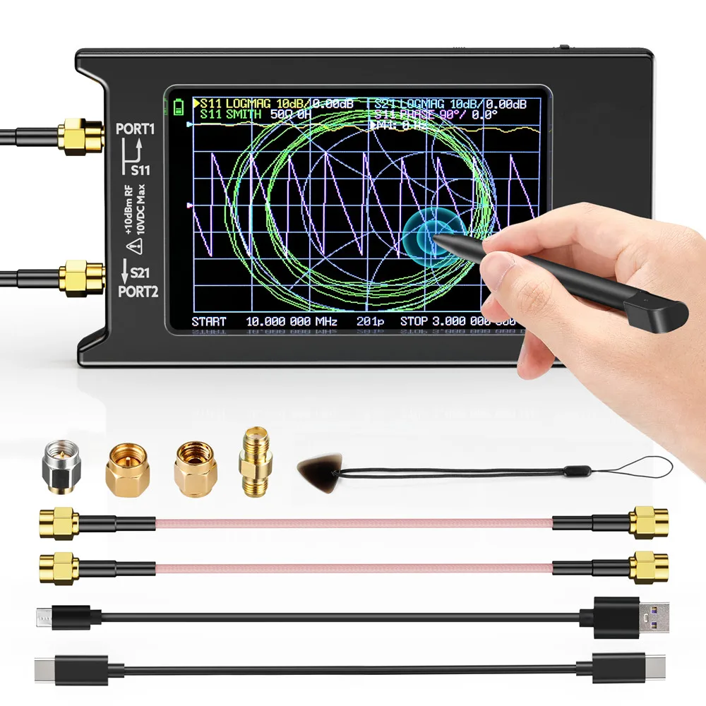 Векторный анализатор сети, 4 дюйма, 10k-2022 ГГц, HF, VHF, UHF, с слотом для SD-карты
Векторный анализатор сети, 4 дюйма, 10k-2022 ГГц, HF, VHF, UHF, с слотом для SD-карты