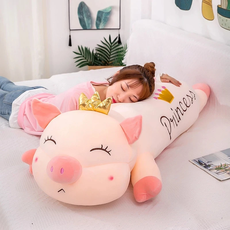 70-110CM Giant Pink Crown Pig Plush Toys Stuffed Soft Doll Cartoon Sleeping Pillow Squishy Pig Toys Girl Birthday Christmas Gift
70-110CM Giant Pink Crown Pig Plush Toys Stuffed Soft Doll Cartoon Sleeping Pillow Squishy Pig Toys Girl Birthday Christmas Gift