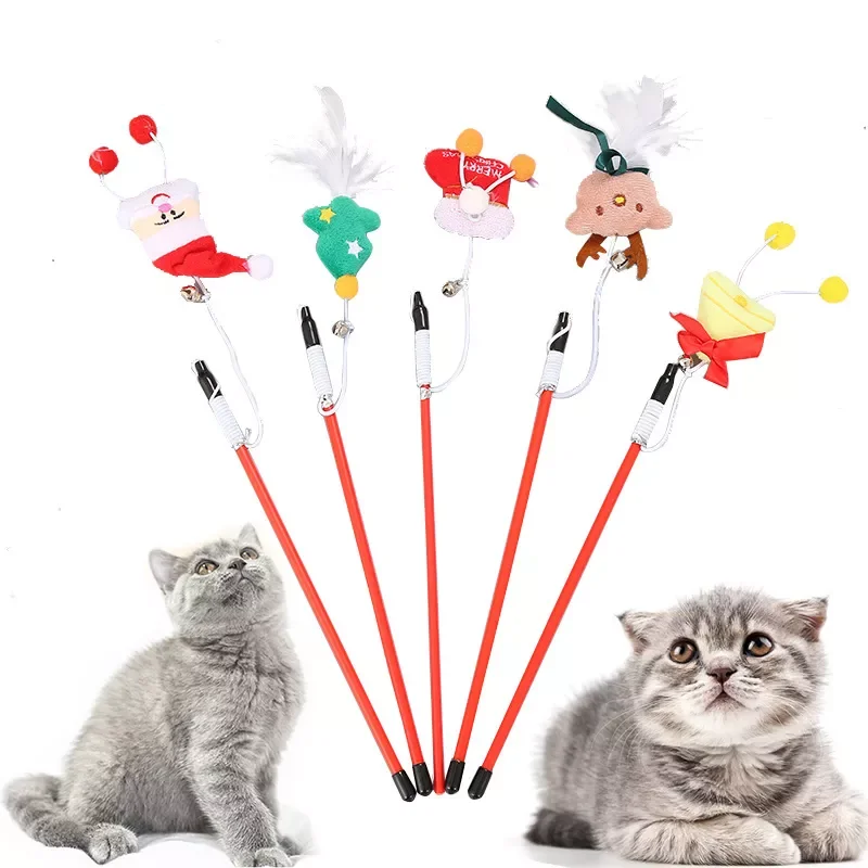2023NEW Cat Toys Funny Cat Stick Christmas Cat Interactive Toys Cat Rod Plush Dolls Cat Play Toys Cute Cat Teaser Pet Cat Suppli
2023NEW Cat Toys Funny Cat Stick Christmas Cat Interactive Toys Cat Rod Plush Dolls Cat Play Toys Cute Cat Teaser Pet Cat Suppli