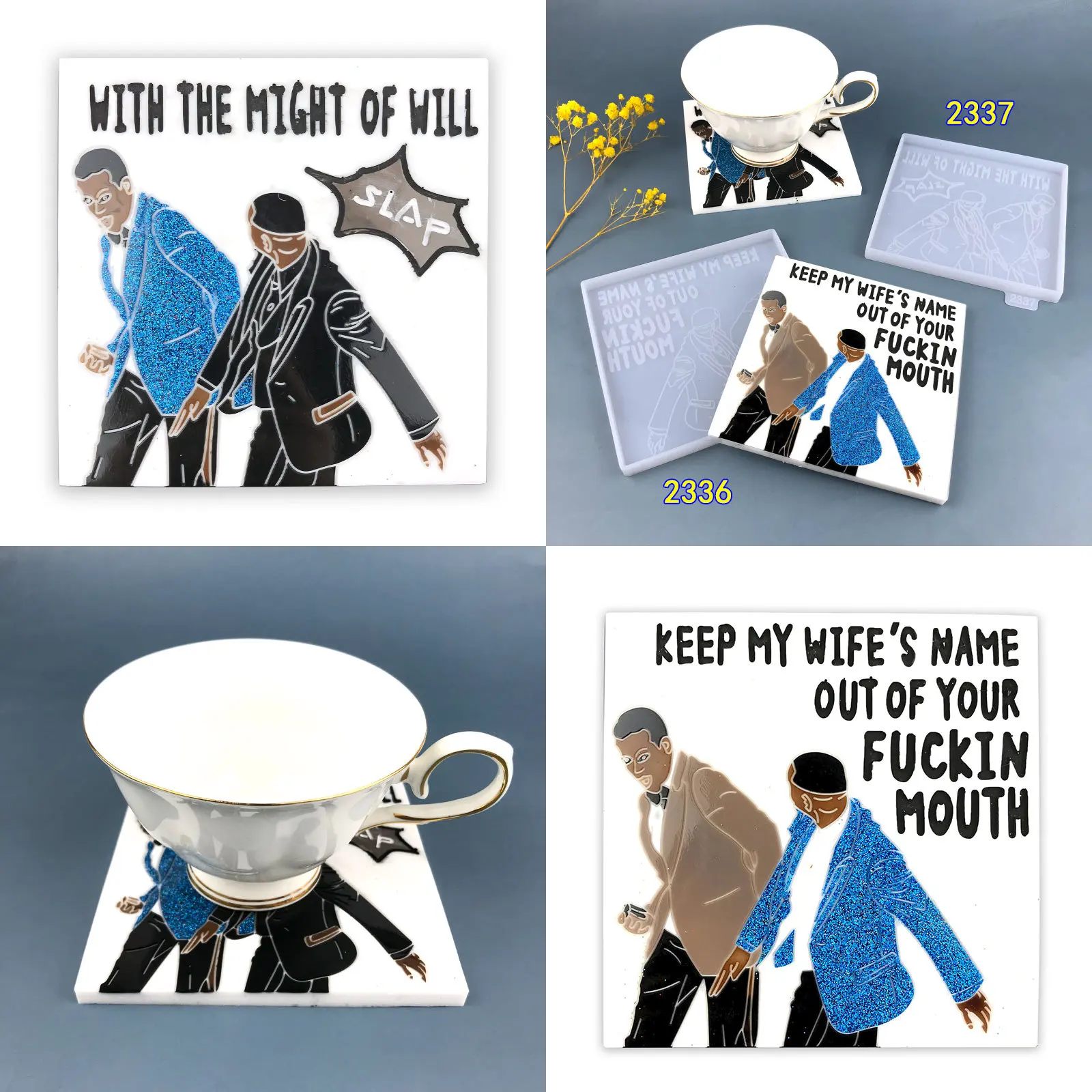 Will Smith Oscars Event Coaster Silicone Mold DIY Square Tea Coaster Coffee Pad Crystal Resin Mold 2022 New Fashion
Will Smith Oscars Event Coaster Silicone Mold DIY Square Tea Coaster Coffee Pad Crystal Resin Mold 2022 New Fashion