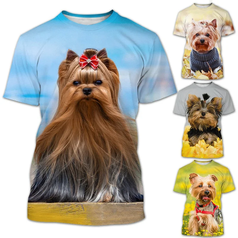 2022 Men's/women's New Fashion Yorkshire 3D Printed T-shirt Summer Casual Hip Hop Breathable Short-sleeved Tops
2022 Men's/women's New Fashion Yorkshire 3D Printed T-shirt Summer Casual Hip Hop Breathable Short-sleeved Tops