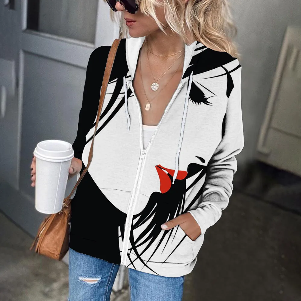 Zip Up Hoodie Women 2023 Y2K Harajuku Print Sweatshirt Hip Hop Grunge Plus size Jacket Coat tops
Zip Up Hoodie Women 2023 Y2K Harajuku Print Sweatshirt Hip Hop Grunge Plus size Jacket Coat tops