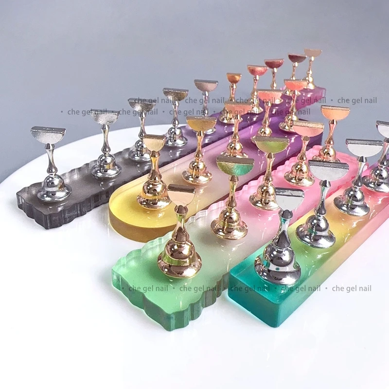 Gradient Color False Nail Tips Practice Training Stand Holder Acrylic Base Nail Art Polish Display Manicure Tool Strong Magnetic
Gradient Color False Nail Tips Practice Training Stand Holder Acrylic Base Nail Art Polish Display Manicure Tool Strong Magnetic