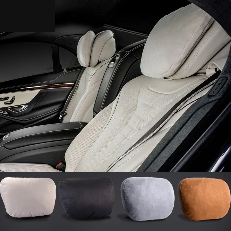 Maybach Design S Class Ultra Soft Natrual Car Headrest Neck Seat Cushion Headrest Covers For Mercedes-Benz BMW Audi Toyota Honda
Maybach Design S Class Ultra Soft Natrual Car Headrest Neck Seat Cushion Headrest Covers For Mercedes-Benz BMW Audi Toyota Honda