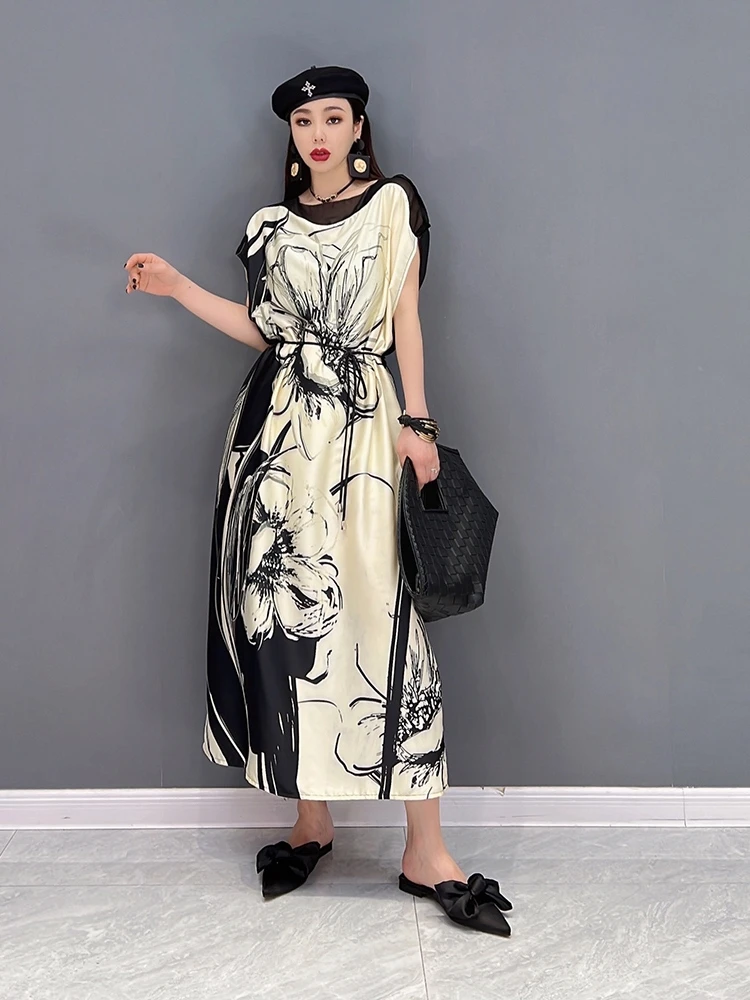 SuperAen 2022 Spring New Fashion Printed Chiffon Waist Casual O-Neck A-LINE Dress for Women
SuperAen 2022 Spring New Fashion Printed Chiffon Waist Casual O-Neck A-LINE Dress for Women