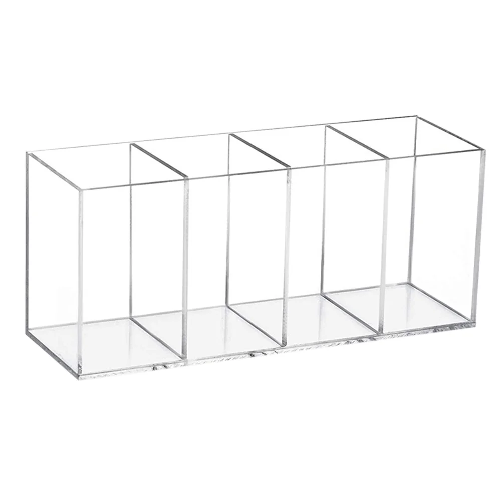 Holder Cup Pen Brush Acrylic Desk Makeup Compartment Organizer Storage Clear Divided Case Desktop Container Countertop Box
Holder Cup Pen Brush Acrylic Desk Makeup Compartment Organizer Storage Clear Divided Case Desktop Container Countertop Box
