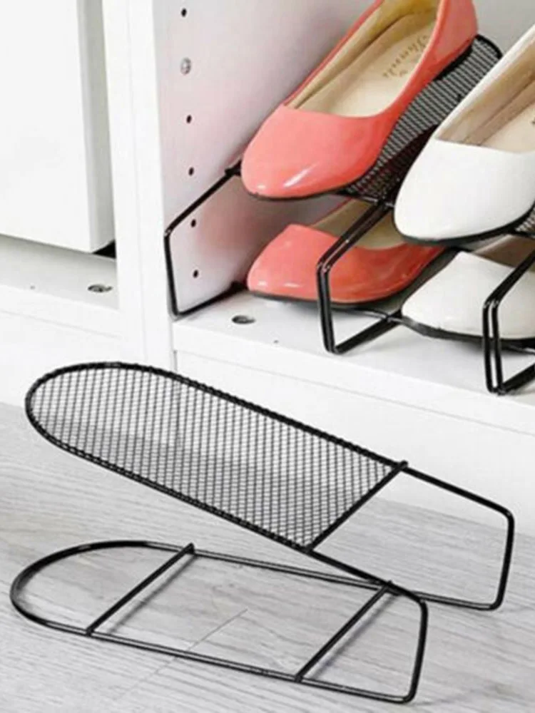 New Iron Double Layers Shoe Organizer Modern Shoe Rack Storage Shoe Organiser Stand Shelf for Living Room Space Saver 1pcs
New Iron Double Layers Shoe Organizer Modern Shoe Rack Storage Shoe Organiser Stand Shelf for Living Room Space Saver 1pcs