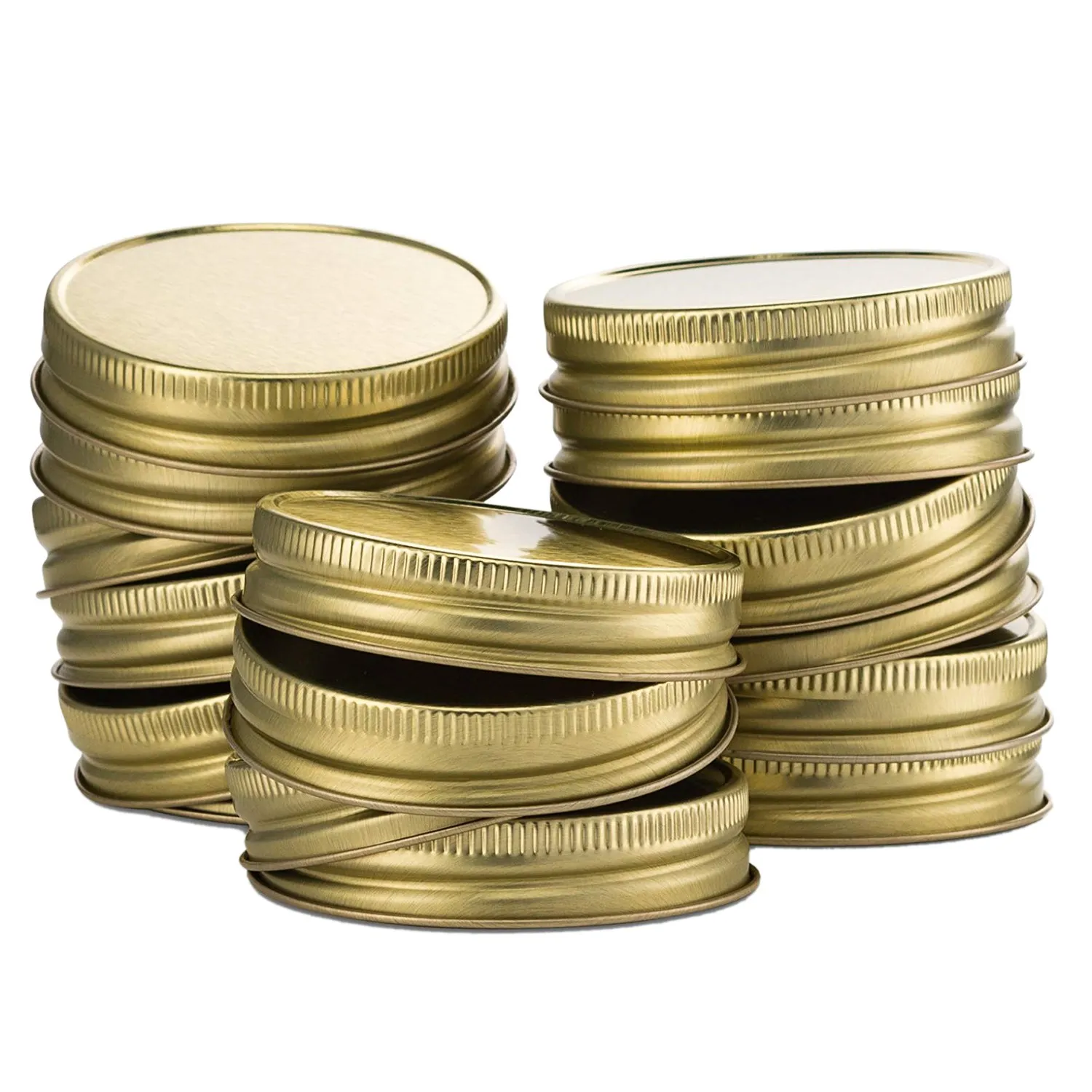 24 Packs Mason Jar Lids Regular Mouth Leak Proof Secure Mason Storage Solid Caps (Gold) 
24 Packs Mason Jar Lids Regular Mouth Leak Proof Secure Mason Storage Solid Caps (Gold)