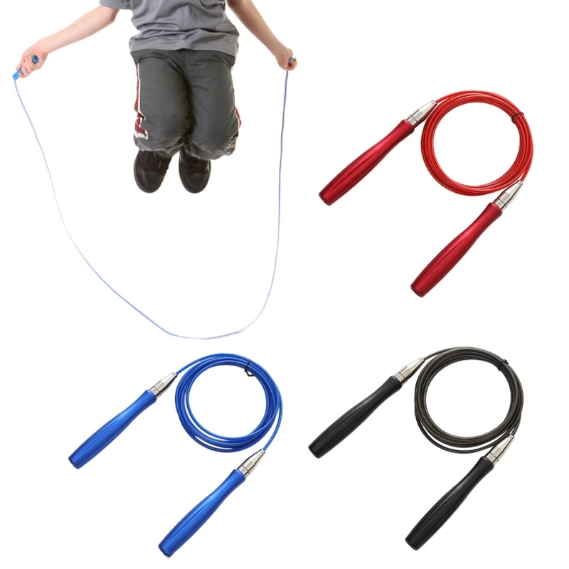 

Speed Jump Rope Workout Self-Locking Design Steel Wire Bearing Skipping Rope for MMA Boxing Training crossfit спорт инветарь