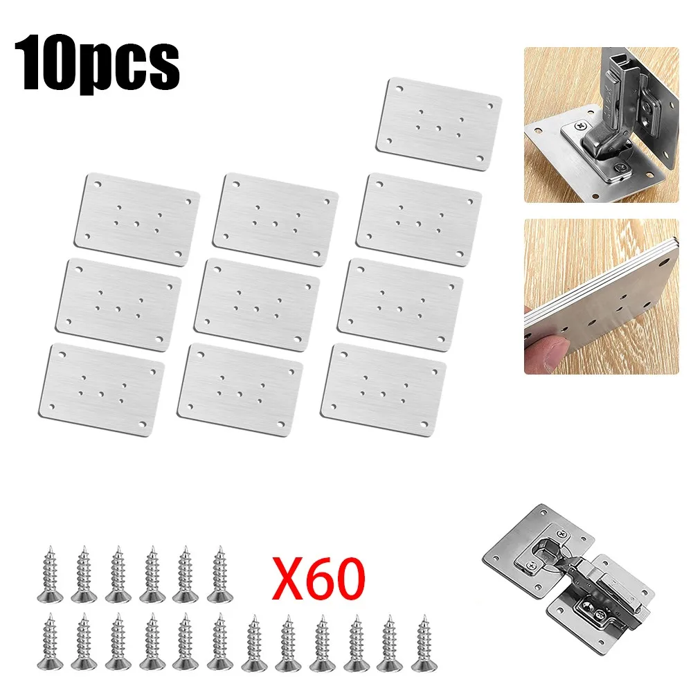 10Pcs Hinge Repair Plate Cabinet Furniture Drawer Table Scharnier Stainless Steel Household Hardware Hinge Fixing Plate
10Pcs Hinge Repair Plate Cabinet Furniture Drawer Table Scharnier Stainless Steel Household Hardware Hinge Fixing Plate