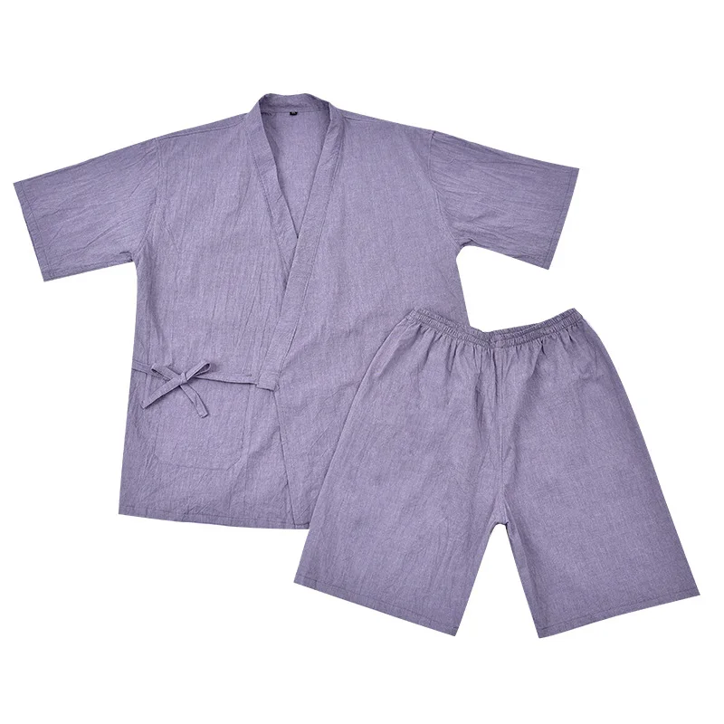 Японские кимоно короткий костюм Footpath Spa хлопковая домашняя пижама комплект из