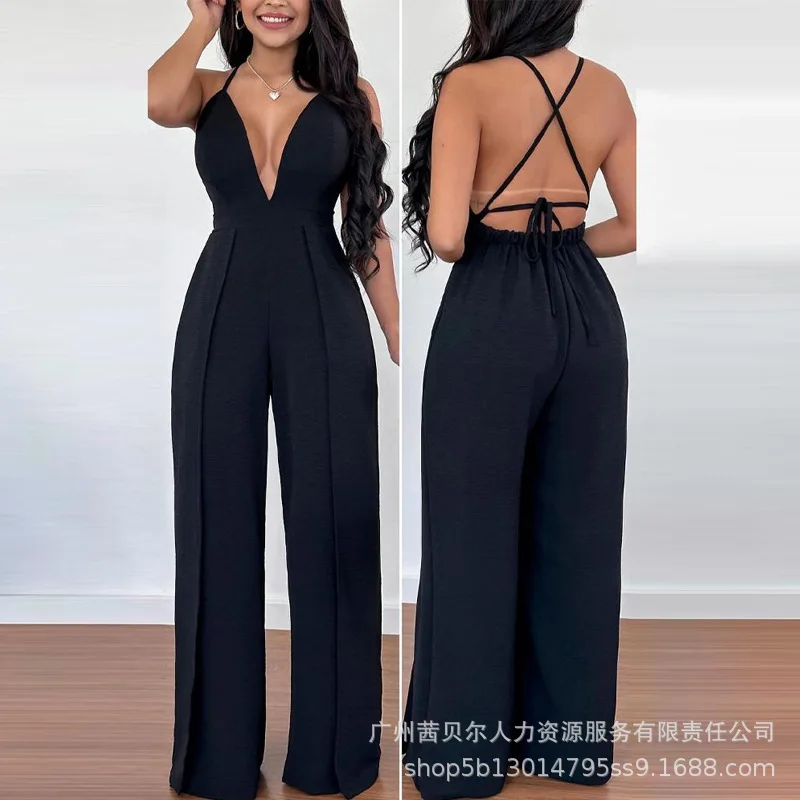 Женский комбинезон с глубоким вырезом, летний Боди, цельнокроеный комбинезон на бретельках, модель 2023
Женский комбинезон с глубоким вырезом, летний Боди, цельнокроеный комбинезон на бретельках, модель 2023