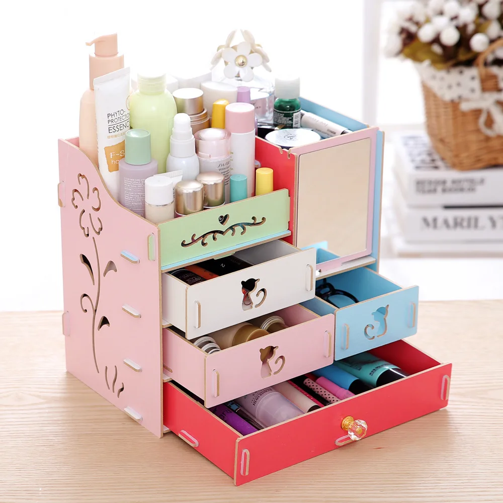 Multifunctional Desktop Storage Box Assembly New 82 Korean version wooden storage box diy desktop cosmetic storage box wooden
Multifunctional Desktop Storage Box Assembly New 82 Korean version wooden storage box diy desktop cosmetic storage box wooden