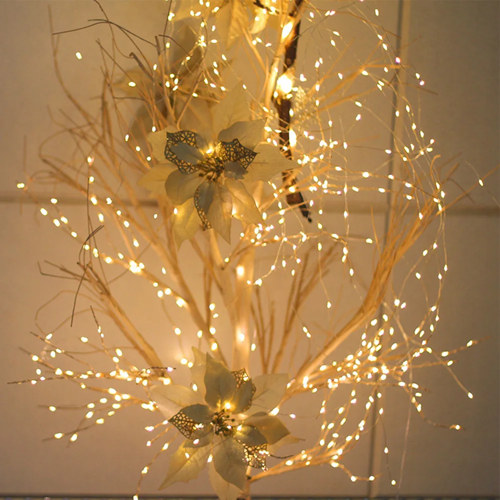 8 Modes Copper Wire Lamp String Xmas Party Home Holiday Decoration 200 LEDs Vines Lights Christmas Party Tree Decor
8 Modes Copper Wire Lamp String Xmas Party Home Holiday Decoration 200 LEDs Vines Lights Christmas Party Tree Decor