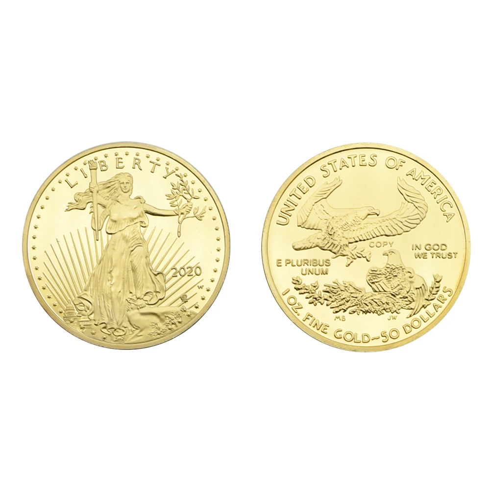2020 USA Statue of Liberty Commemorative Coins Gold Plated Silver Eagles Coins Collectibles Home Decor Gifts
2020 USA Statue of Liberty Commemorative Coins Gold Plated Silver Eagles Coins Collectibles Home Decor Gifts