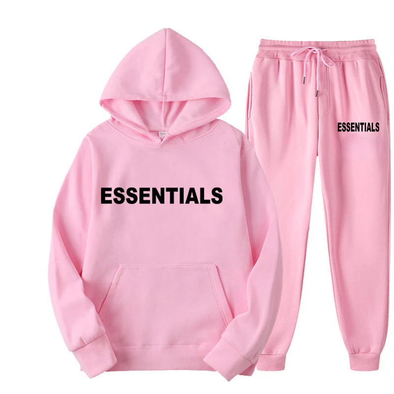 Essentials Hoodie Autumn Winter Men Women Hooded Unisex Sweatshirt Suit Couple Women's Tracksuit Set Sudadera Hombre Tracksuit
Essentials Hoodie Autumn Winter Men Women Hooded Unisex Sweatshirt Suit Couple Women's Tracksuit Set Sudadera Hombre Tracksuit