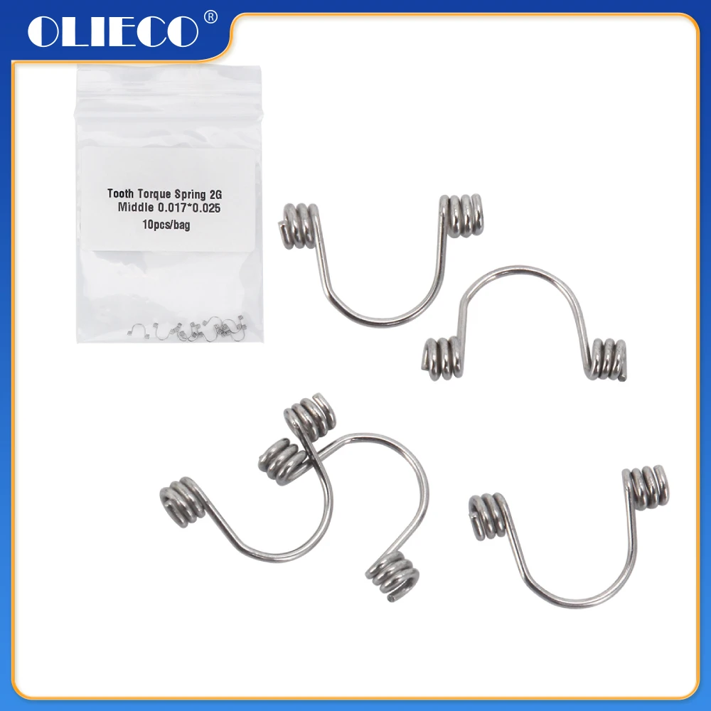 OLIECO 10Pcs/Pack Dental Orthodontic Anterior Teeth Tooth Torque Spring Rectangular Small Middle Big for Bracket Arch Wire Ortho
OLIECO 10Pcs/Pack Dental Orthodontic Anterior Teeth Tooth Torque Spring Rectangular Small Middle Big for Bracket Arch Wire Ortho