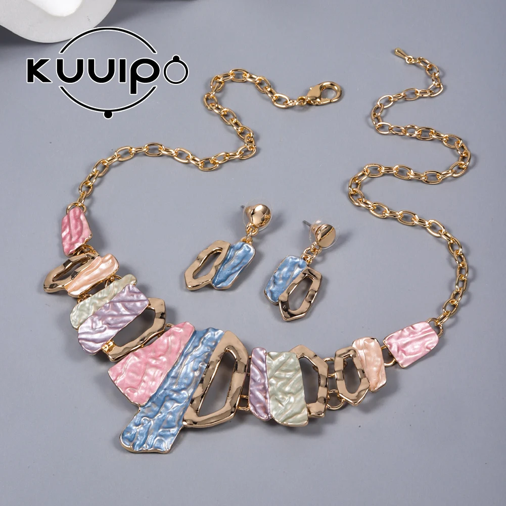 Kuuipo Geometric Colorful Chain Original Jewelry 2000s Aesthetic Chokers Beauty Trendy Enamel Collar Necklaces for Women Luxury
Kuuipo Geometric Colorful Chain Original Jewelry 2000s Aesthetic Chokers Beauty Trendy Enamel Collar Necklaces for Women Luxury