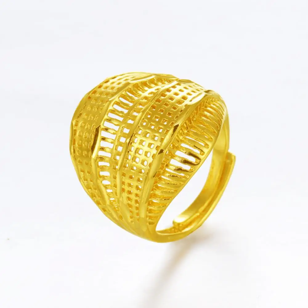 HOYON Hollow Out Women's Gold Plated Ring Hot Selling Trend All-Match Jewelry 24K Gold Filled Jewelry
HOYON Hollow Out Women's Gold Plated Ring Hot Selling Trend All-Match Jewelry 24K Gold Filled Jewelry