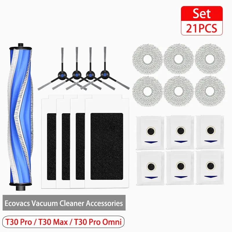 Запасные части для Ecovacs T30 Pro / T30 Pro Omni / T30 Max
Запасные части для Ecovacs T30 Pro / T30 Pro Omni / T30 Max