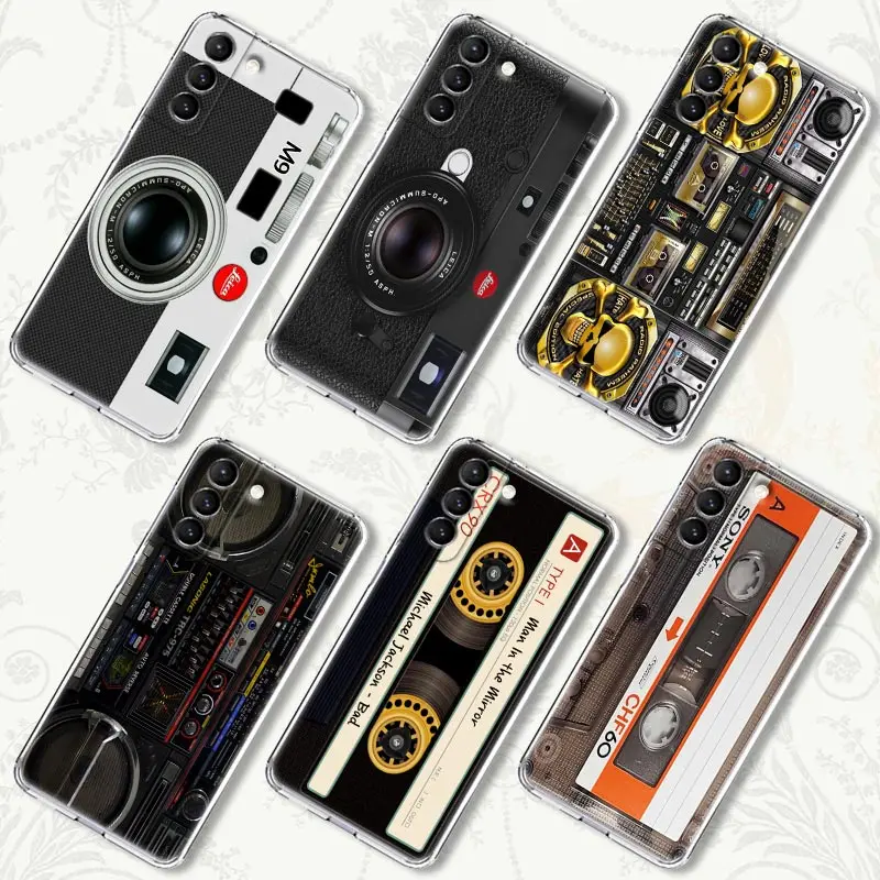 Retro Camera Circuit Board Music Tapes Transparent Case for Samsung Galaxy S22 S21 S20 FE S 22 Ultra S10E S9 Plus 5G Cover Coque
Retro Camera Circuit Board Music Tapes Transparent Case for Samsung Galaxy S22 S21 S20 FE S 22 Ultra S10E S9 Plus 5G Cover Coque