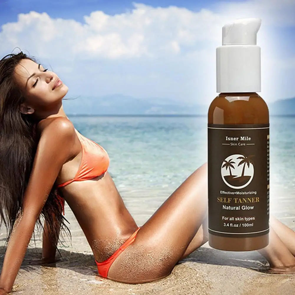 100ml Self Tanning Lotion Fast Body Face Self Tanner Tan Cream Beach Natural Makeup Fake Self-tanning Bronzer Solarium Sunl I9d5
100ml Self Tanning Lotion Fast Body Face Self Tanner Tan Cream Beach Natural Makeup Fake Self-tanning Bronzer Solarium Sunl I9d5