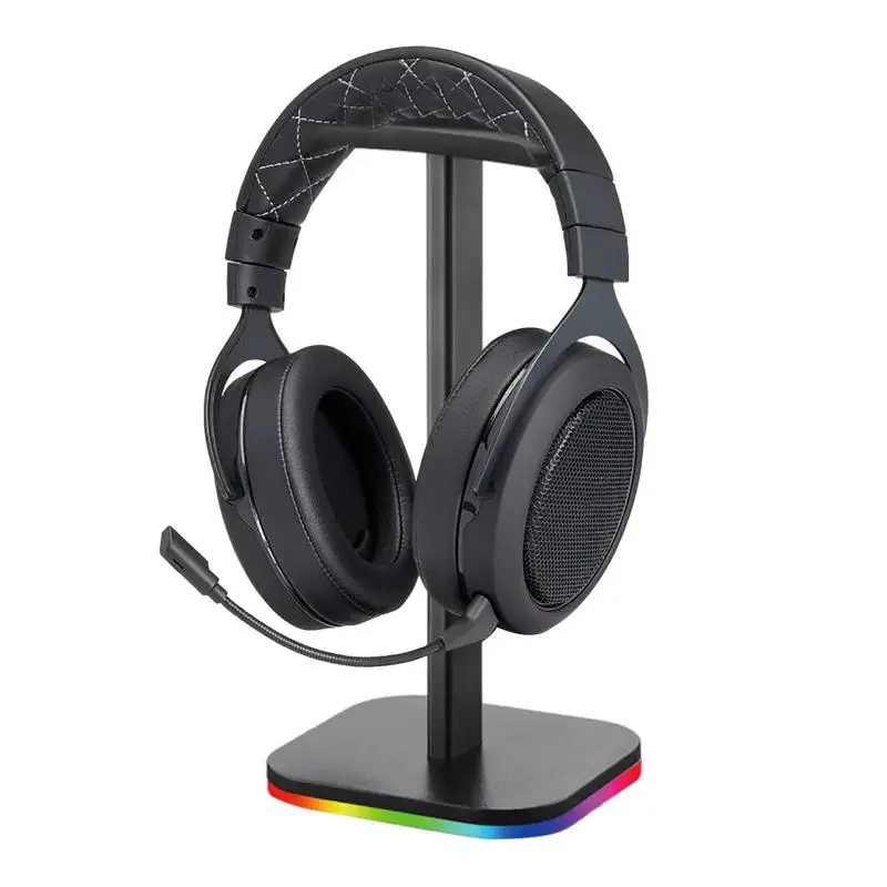 RGB Lights Headphone Stand Type-c USB Ports Pickup Light Detachable Holder for All Headsets GamersPC Accessories Desk
RGB Lights Headphone Stand Type-c USB Ports Pickup Light Detachable Holder for All Headsets GamersPC Accessories Desk