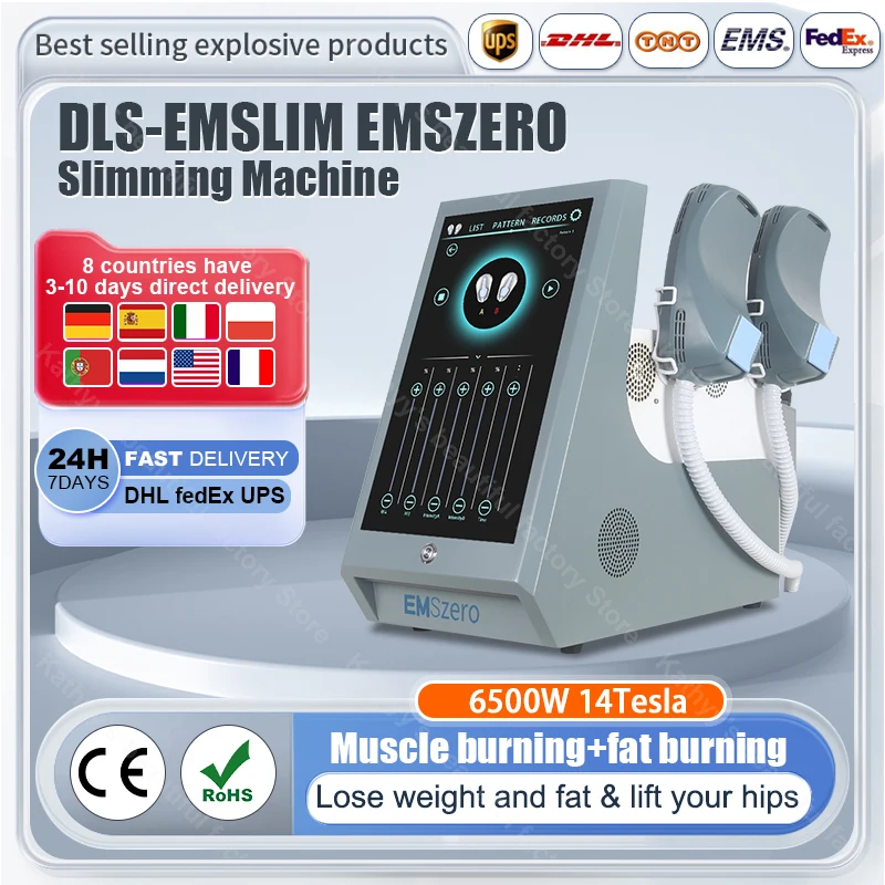 

2023 14 Tesla DLS-EMSLIM Neo Slimming Machine 6500W Emszero Hiemt Nova Body Sculpt EMS Pelvic Floor Muscle Stimulate Equipment