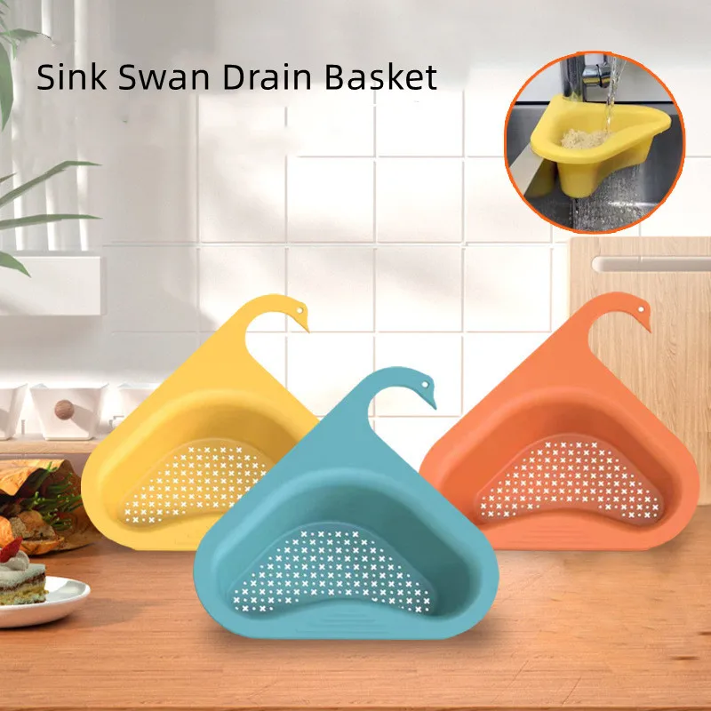 Sink Swan Drain Basket Punch-free Triangular Plastic Water Filter Rack Kitchen Multi-function Pool for Vegetable Fruit Washing
Sink Swan Drain Basket Punch-free Triangular Plastic Water Filter Rack Kitchen Multi-function Pool for Vegetable Fruit Washing