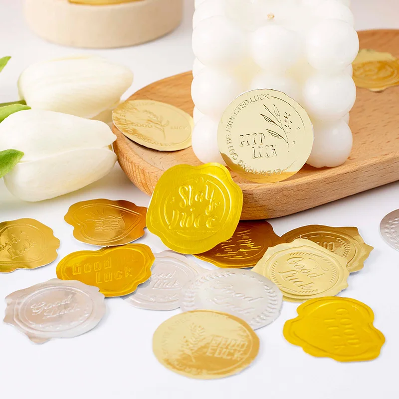 6pcs gold foil embossed sticker embossed craft exquisite high-end hand account collage DIY small fresh hand envelope seal
6pcs gold foil embossed sticker embossed craft exquisite high-end hand account collage DIY small fresh hand envelope seal