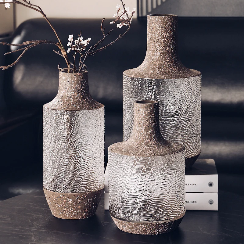 Neo Chinese Style Vase Glass Flower Arrangement Retro Ins Style Advanced Artistic Dining Table B & B Sample Room Decoration
Neo Chinese Style Vase Glass Flower Arrangement Retro Ins Style Advanced Artistic Dining Table B & B Sample Room Decoration