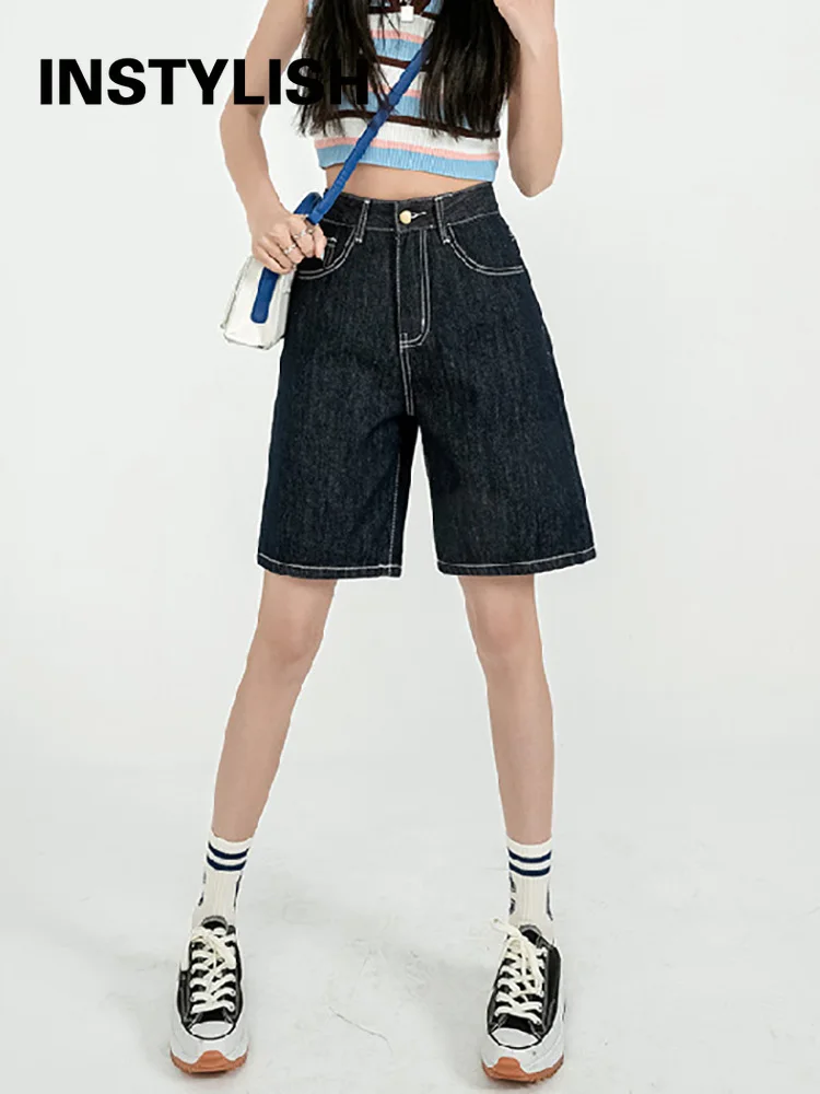 Korean Denim Shorts Women High Waist Boyfriend Wide Leg Straight Short Jeans Vintage Harajuku Loose Shorts Casual Streetwear
Korean Denim Shorts Women High Waist Boyfriend Wide Leg Straight Short Jeans Vintage Harajuku Loose Shorts Casual Streetwear