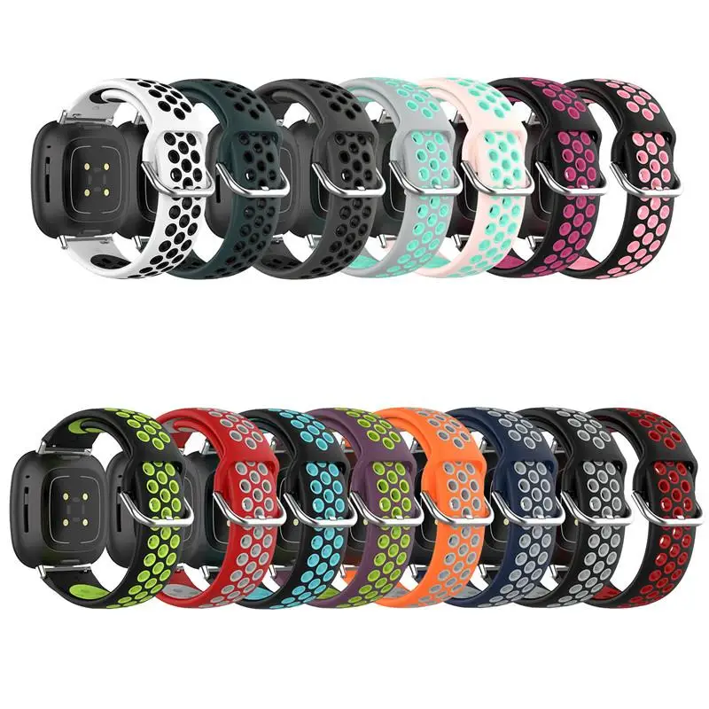 Double Color Strap For Fitbit Versa 3 4/Sense 2 Smart Watch Soft Silicone Replacement Bracelet Wristband For Fitbit Sense 2 Band
Double Color Strap For Fitbit Versa 3 4/Sense 2 Smart Watch Soft Silicone Replacement Bracelet Wristband For Fitbit Sense 2 Band